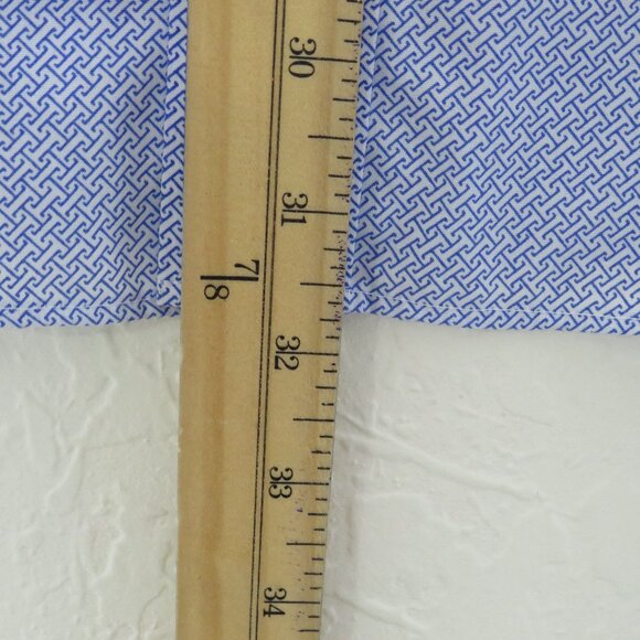 Tommy Hilfiger* Men's Long Sleeve Button Down Curved Hem BOHO Shirt~ Size 17" - Picture 10 of 12